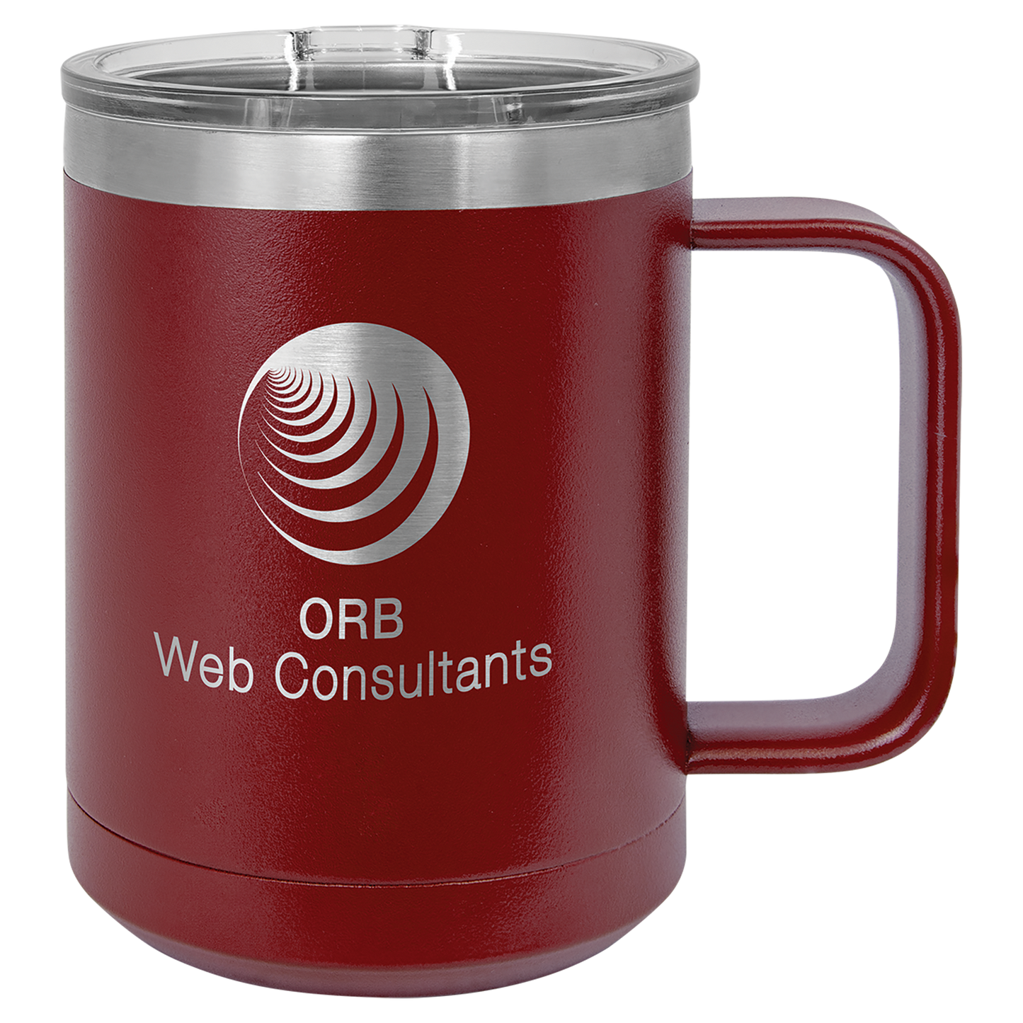 15 oz. Mug with Slider Lid and Handle