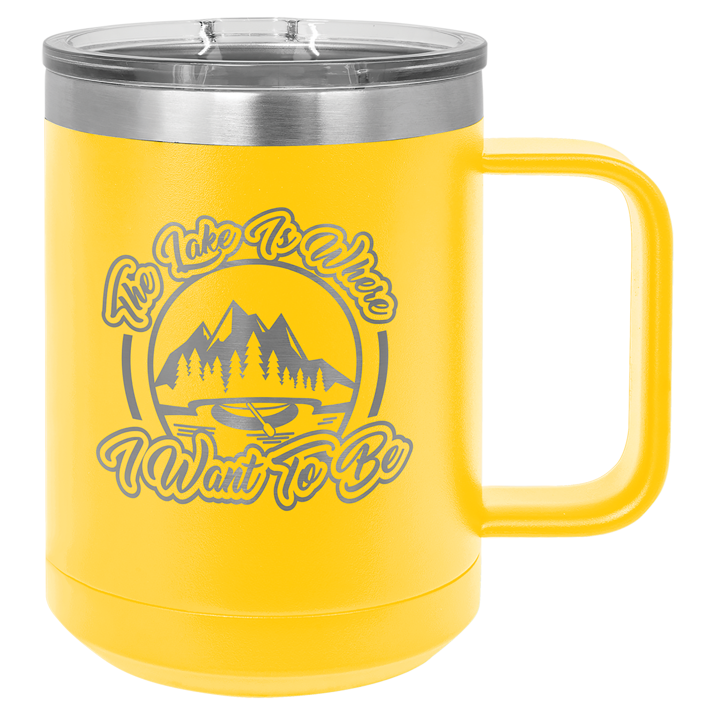 15 oz. Mug with Slider Lid and Handle
