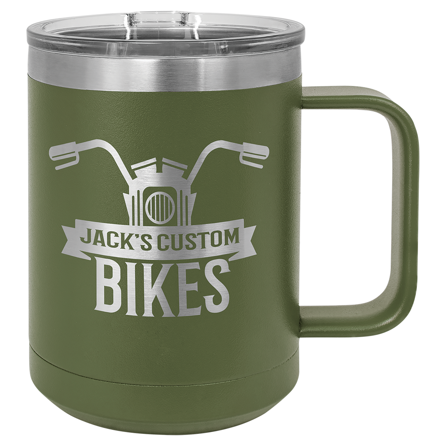 15 oz. Mug with Slider Lid and Handle
