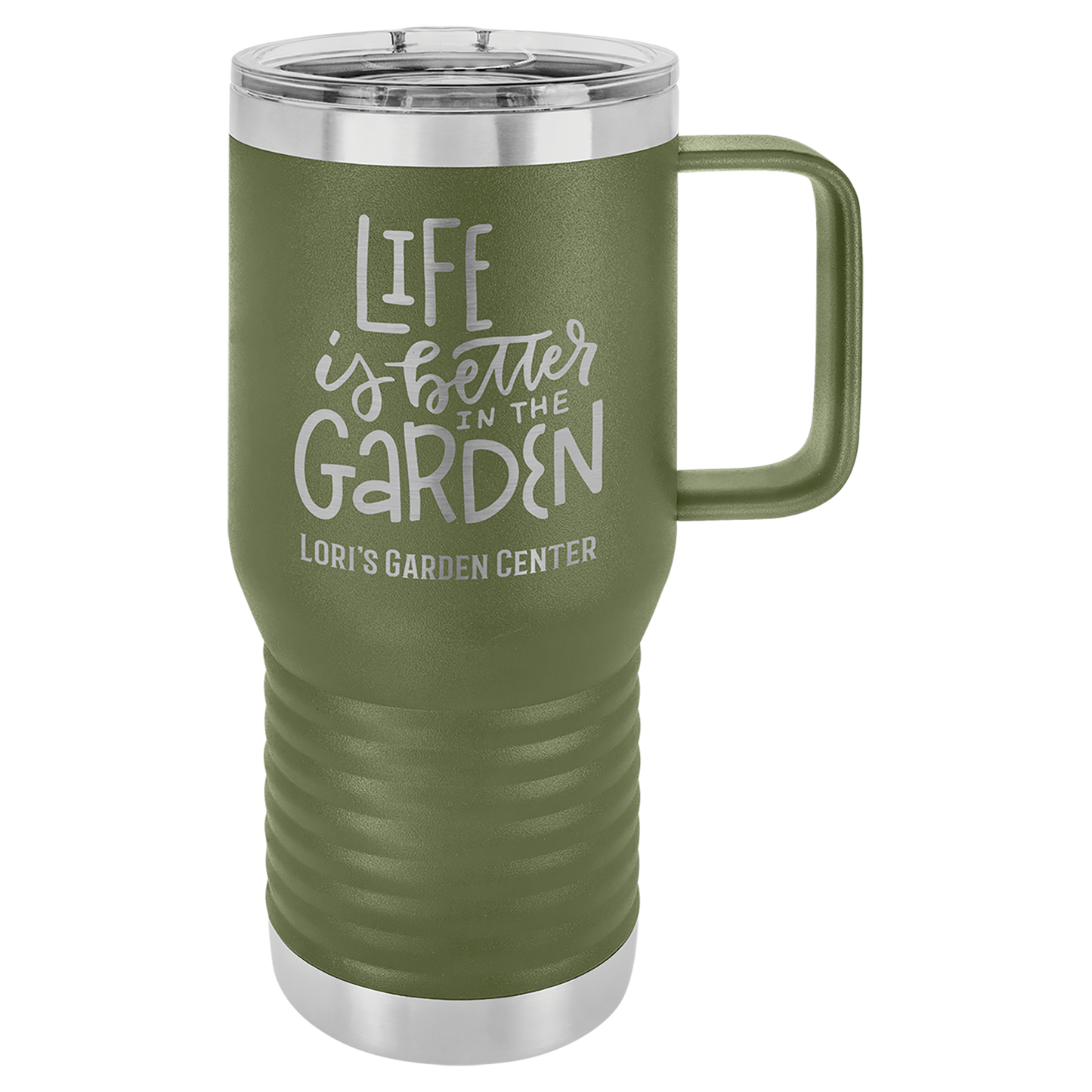 20oz Mug with Slider Lid and Handle