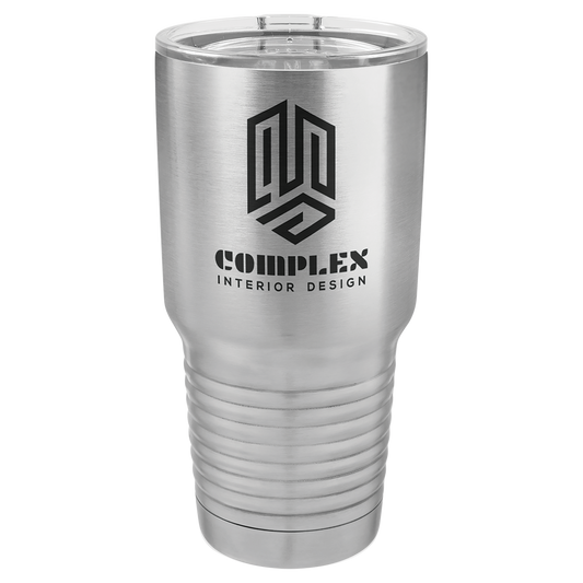 30 oz. Tumbler w/Clear Lid