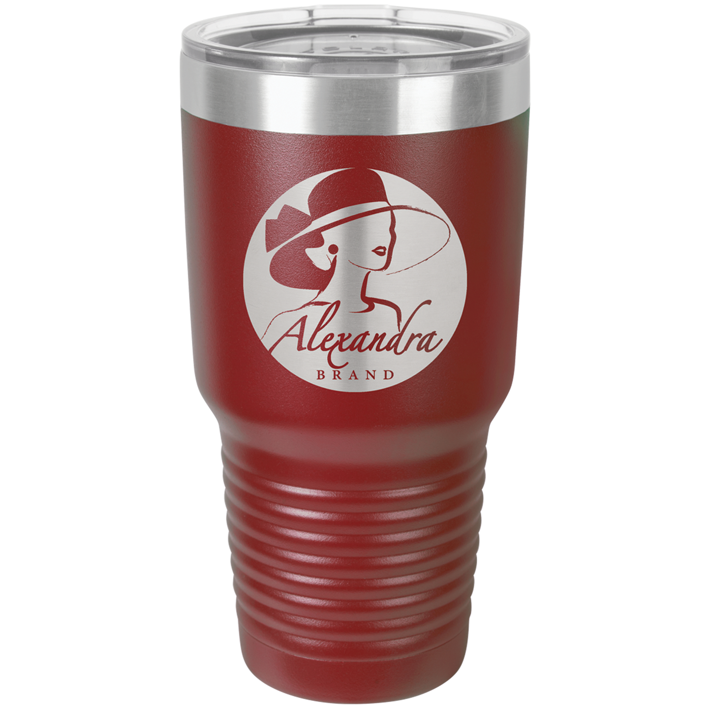 30 oz. Tumbler w/Clear Lid
