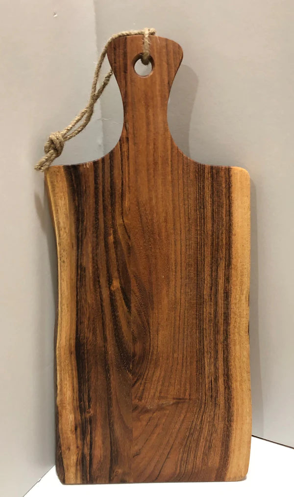 Medium Fishtail Live Edge Acacia Board