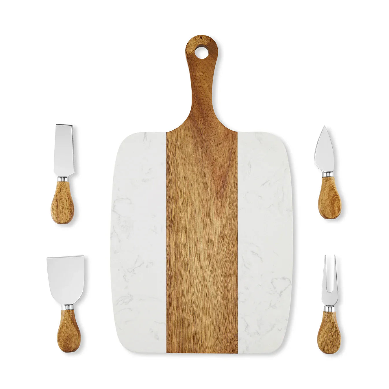Personalized Marble Serving Board - 5 Piece Set