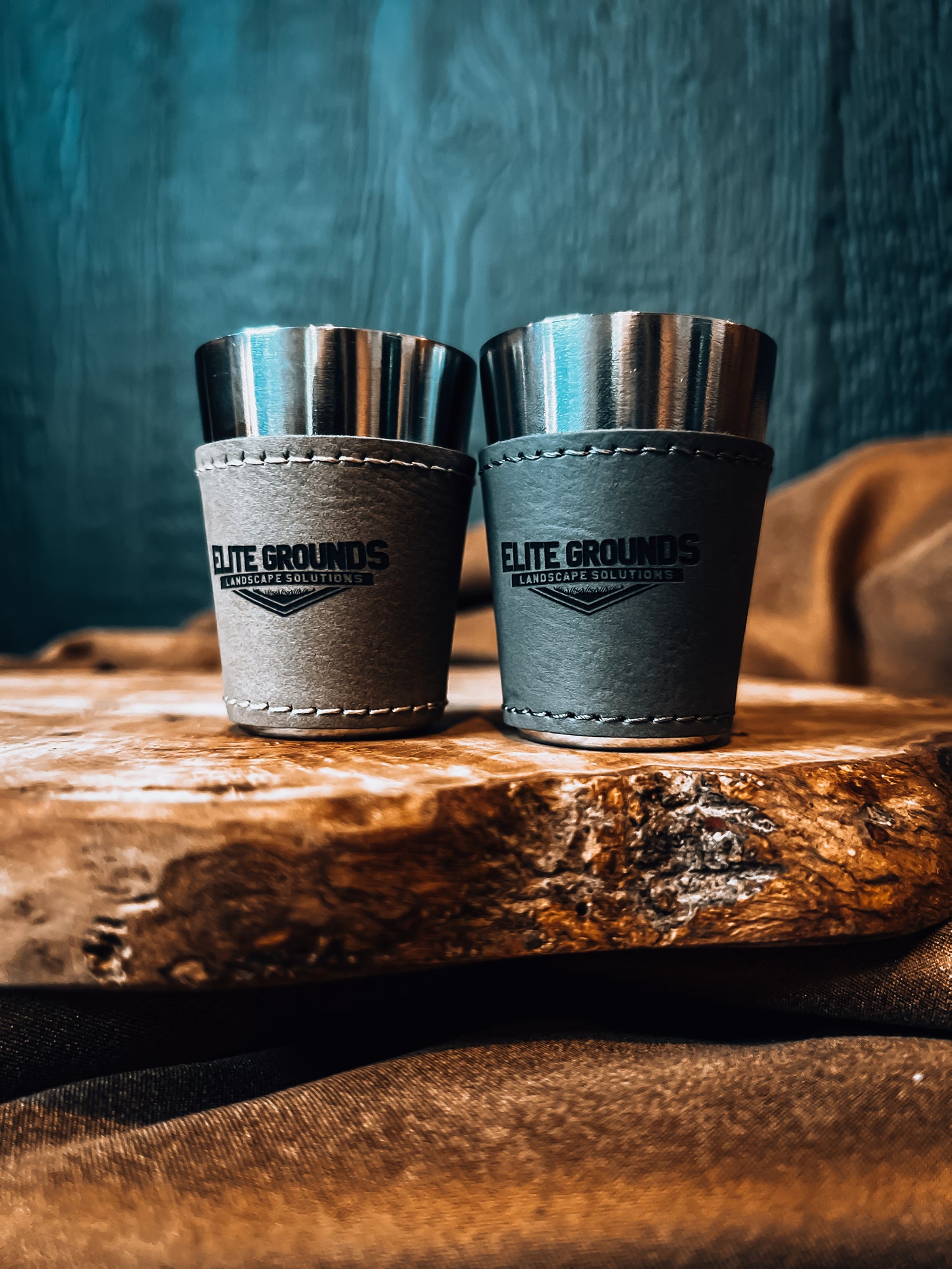 Leather Wrapped Shot Glass