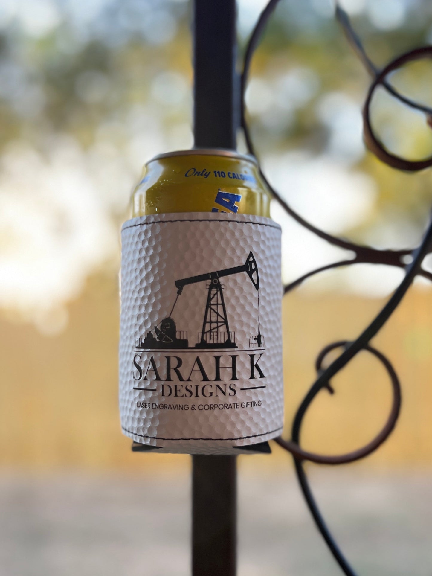 Heritage Collection Magnetic Leather Koozie - Set of 5