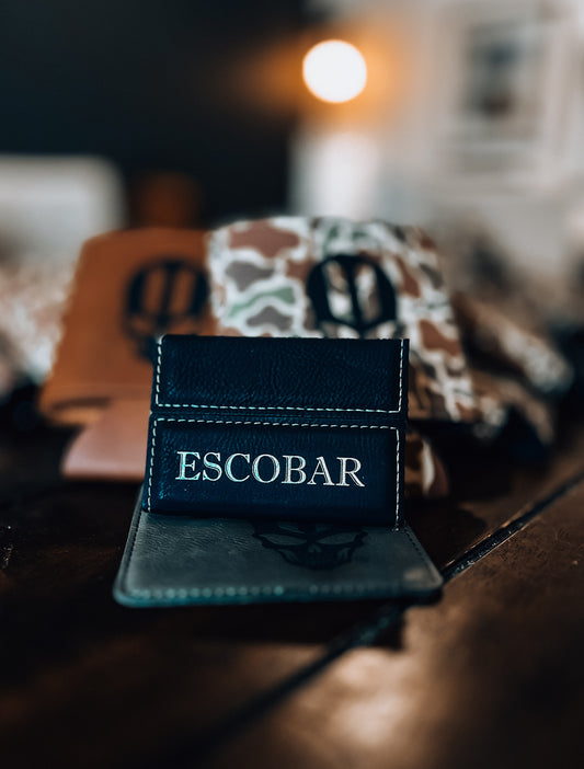 Hard Leather Business Card Holder