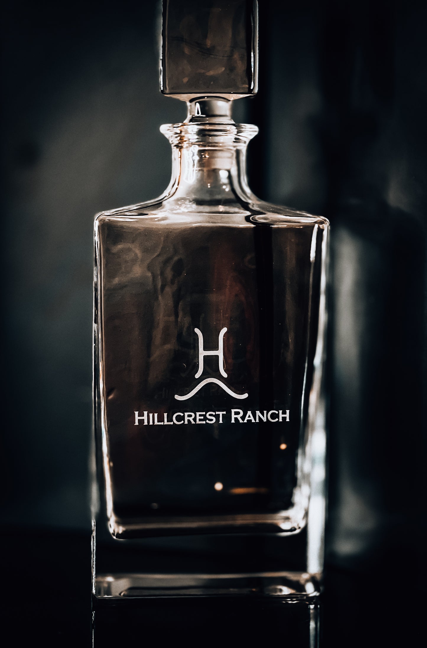 Personalized Whiskey Decanter with Rocks Glasses