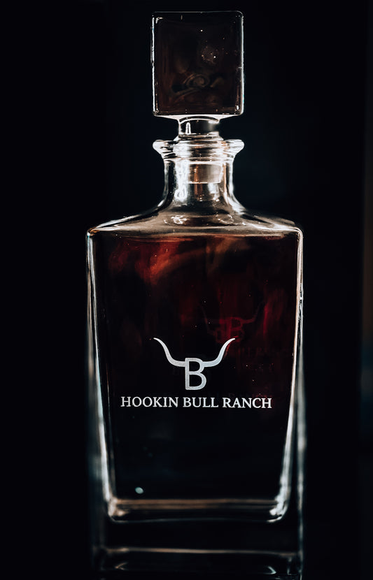 Personalized Whiskey Decanter with Rocks Glasses