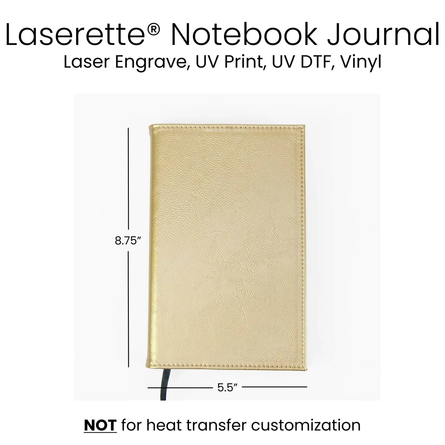 Personalized Journal with Lined Paper (Refillable, One Refill Included)