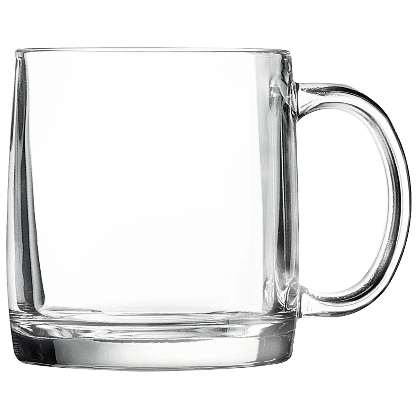 Personalized Clear Coffee Mug 12 oz.