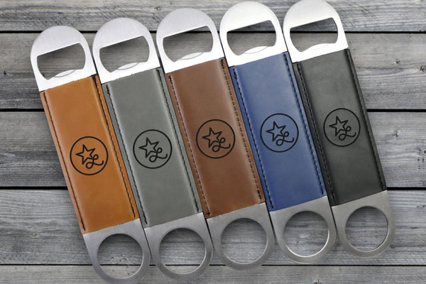 Personalized Leather Bottle Opener