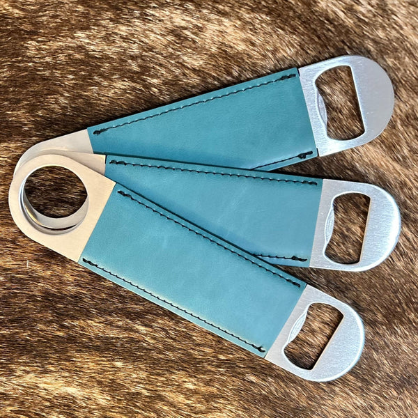 Personalized Leather Bottle Opener