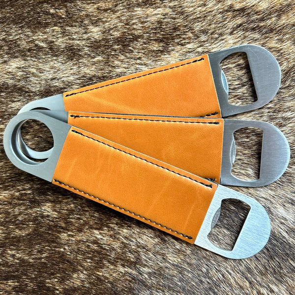 Personalized Leather Bottle Opener