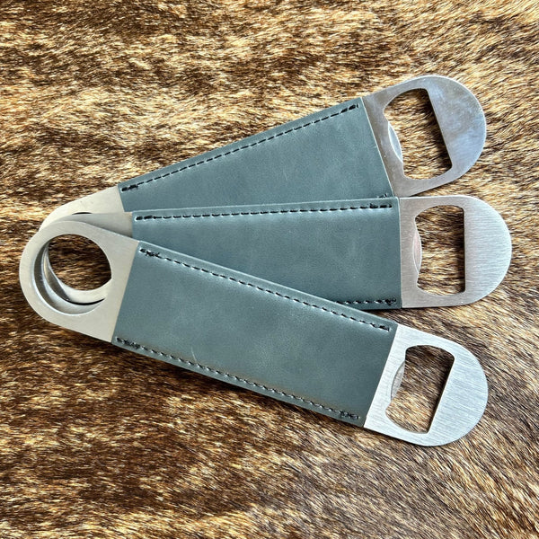 Personalized Leather Bottle Opener