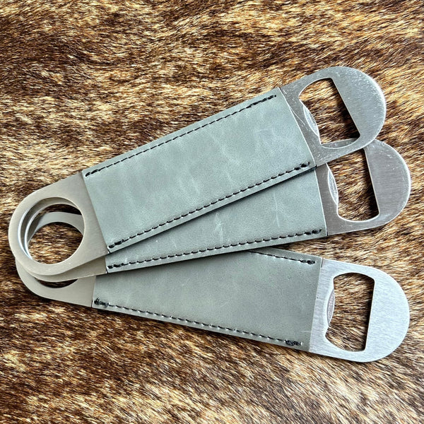 Personalized Leather Bottle Opener