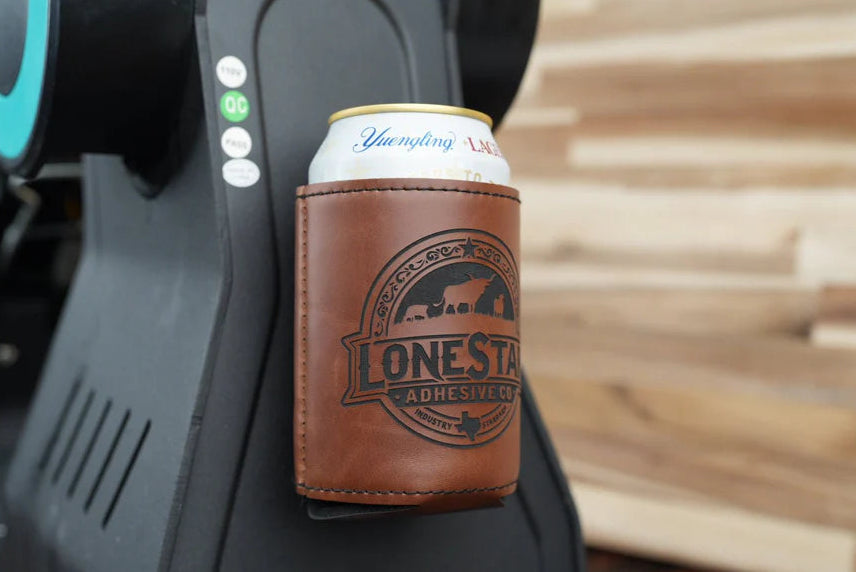 Heritage Collection Magnetic Leather Koozie - Set of 5