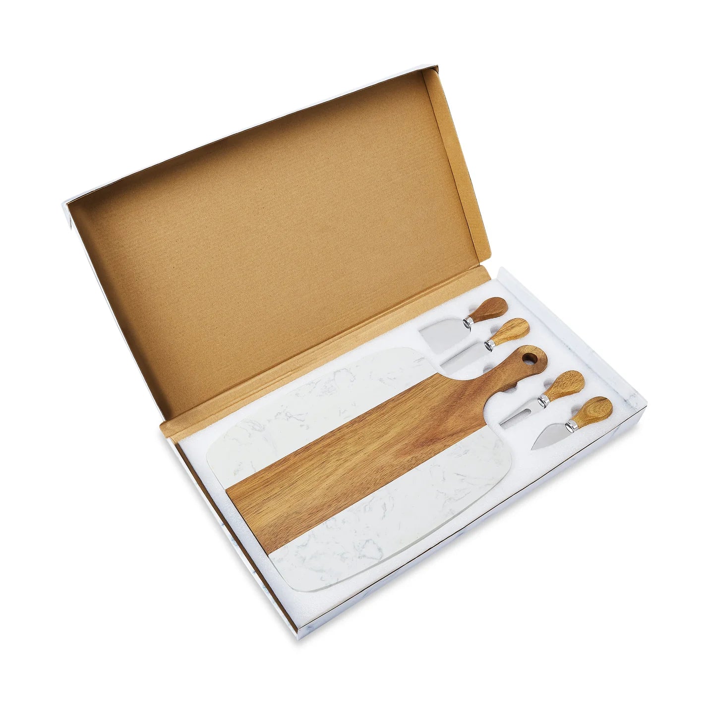 Personalized Marble Serving Board - 5 Piece Set