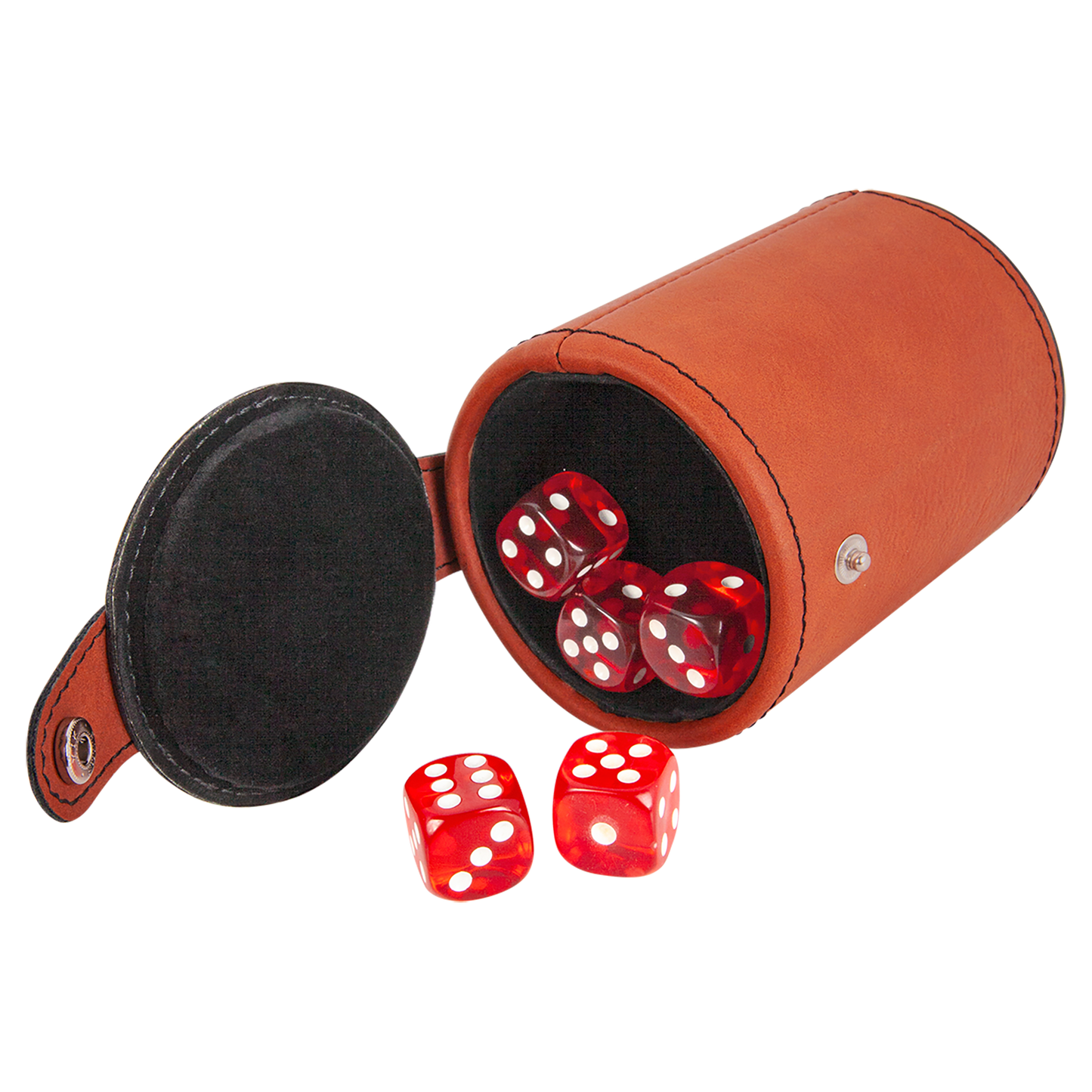 Personalized Dice Cup with 5 Dice