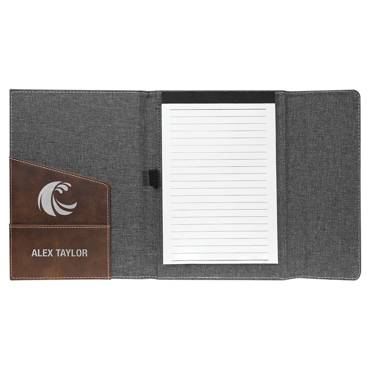 Personalized Canvas Portfolio with Notepad, Small