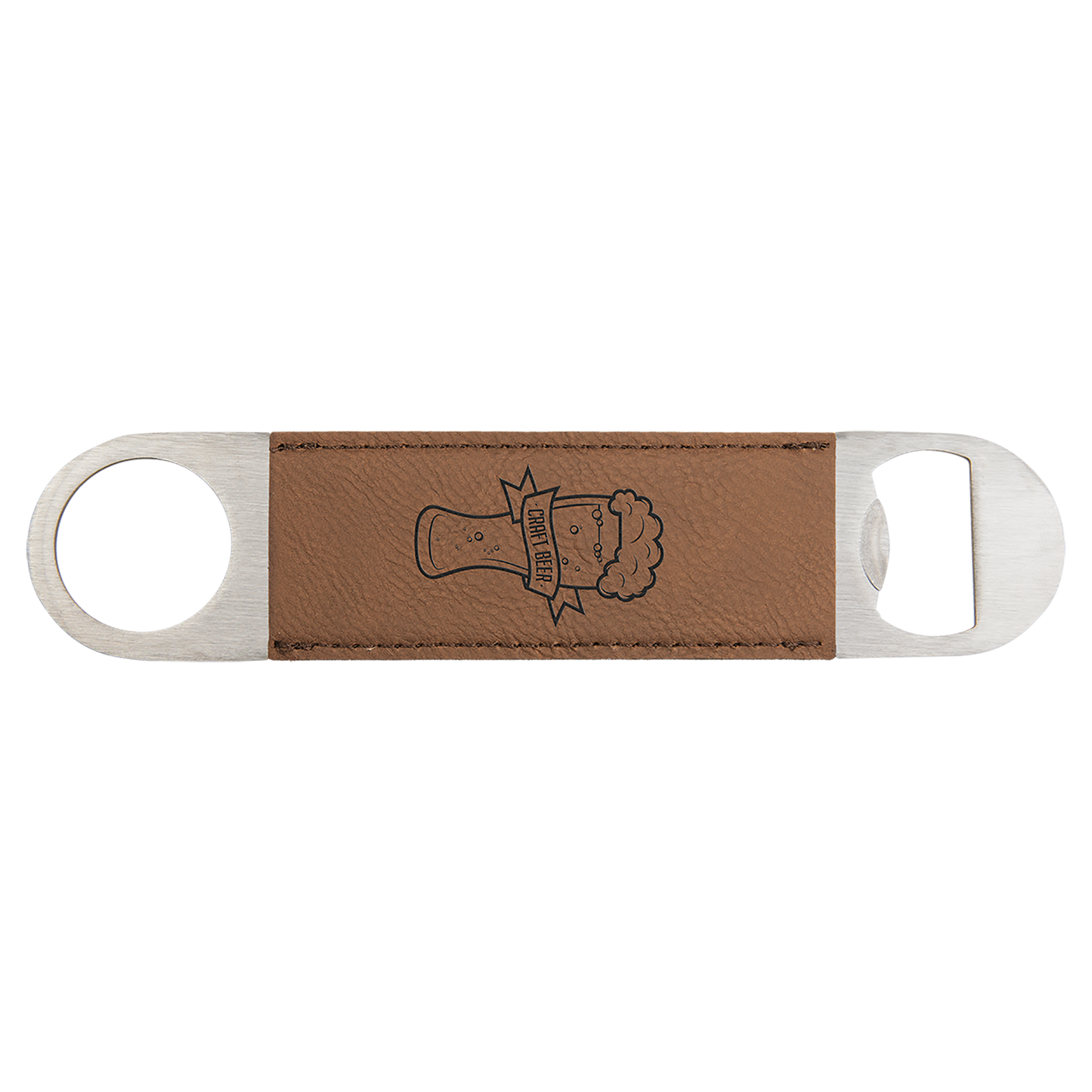 Personalized Leather Bottle Opener