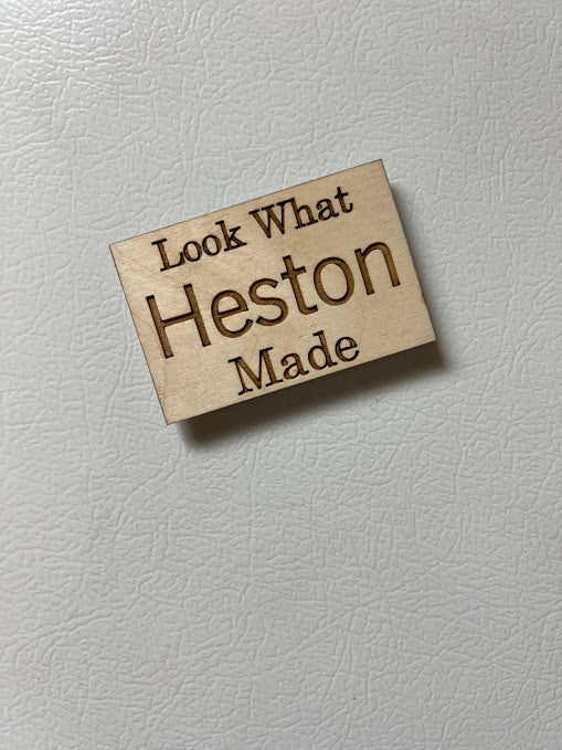 Custom Wood Magnet